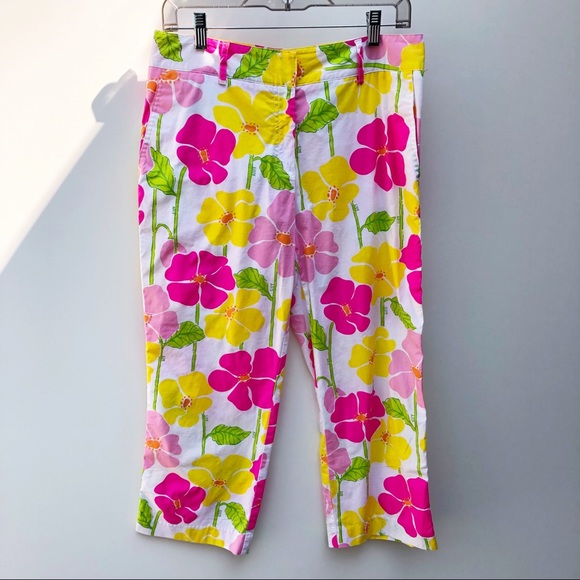 Lilly Pulitzer Pants - Lilly Pulitzer Vintage Capris size 8